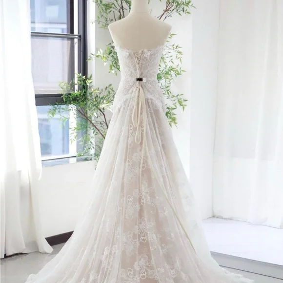 Elegant Lace Wedding Dress - Picture 6 of 7